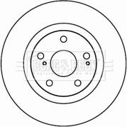 Borg & Beck BBD4606 - Тормозной диск autospares.lv