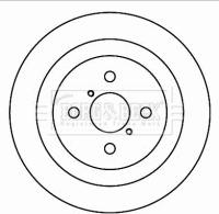 Borg & Beck BBD4601 - Тормозной диск autospares.lv