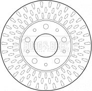 Borg & Beck BBD4608 - Тормозной диск autospares.lv