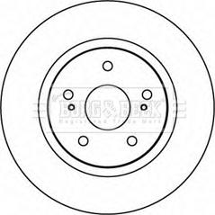 Borg & Beck BBD4607 - Тормозной диск autospares.lv