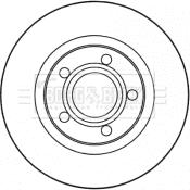 Borg & Beck BBD4615 - Тормозной диск autospares.lv