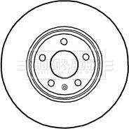 Borg & Beck BBD4689 - Тормозной диск autospares.lv