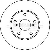 Borg & Beck BBD4682 - Тормозной диск autospares.lv