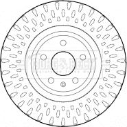 Borg & Beck BBD4624 - Тормозной диск autospares.lv