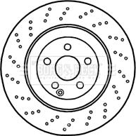 Borg & Beck BBD4676 - Тормозной диск autospares.lv