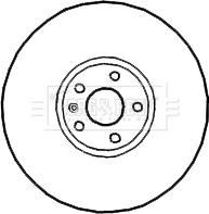 Borg & Beck BBD4673 - Тормозной диск autospares.lv