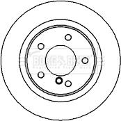 Borg & Beck BBD4677 - Тормозной диск autospares.lv