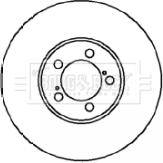 Borg & Beck BBD4099 - Тормозной диск autospares.lv