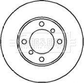 Borg & Beck BBD4095 - Тормозной диск autospares.lv