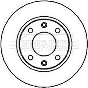 Borg & Beck BBD4838 - Тормозной диск autospares.lv