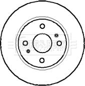 Pemebla JAPDP-124 - Тормозной диск autospares.lv