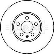 Borg & Beck BBD4069 - Тормозной диск autospares.lv