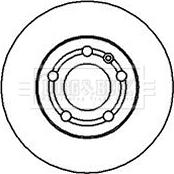 Borg & Beck BBD4064 - Тормозной диск autospares.lv