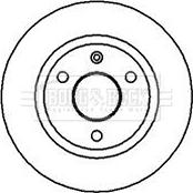 Borg & Beck BBD4004 - Тормозной диск autospares.lv