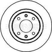 Borg & Beck BBD4006 - Тормозной диск autospares.lv