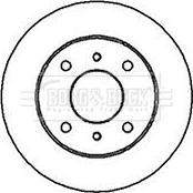 Borg & Beck BBD4008 - Тормозной диск autospares.lv