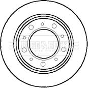 Borg & Beck BBD4018 - Тормозной диск autospares.lv