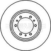 Borg & Beck BBD4086 - Тормозной диск autospares.lv