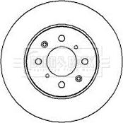 Borg & Beck BBD4082 - Тормозной диск autospares.lv