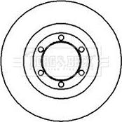 Borg & Beck BBD4087 - Тормозной диск autospares.lv