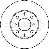 Borg & Beck BBD4033 - Тормозной диск autospares.lv