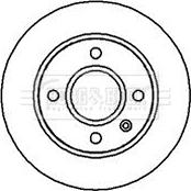 Borg & Beck BBD4025 - Тормозной диск autospares.lv