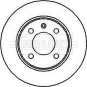 Borg & Beck BBD4021 - Тормозной диск autospares.lv