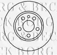 Borg & Beck BBD4079 - Тормозной диск autospares.lv