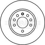 Borg & Beck BBD5082 - Тормозной диск autospares.lv