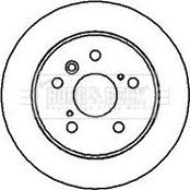 Borg & Beck BBD4075 - Тормозной диск autospares.lv