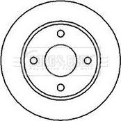 Borg & Beck BBD4077 - Тормозной диск autospares.lv