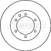 Borg & Beck BBD4199 - Тормозной диск autospares.lv