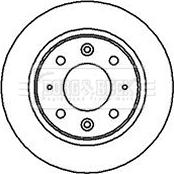 Borg & Beck BBD4190 - Тормозной диск autospares.lv