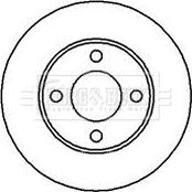 Borg & Beck BBD4147 - Тормозной диск autospares.lv