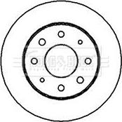 Borg & Beck BBD4159 - Тормозной диск autospares.lv