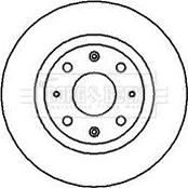 Borg & Beck BBD4151 - Тормозной диск autospares.lv