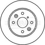 Borg & Beck BBD4152 - Тормозной диск autospares.lv