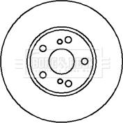 Borg & Beck BBD4169 - Тормозной диск autospares.lv