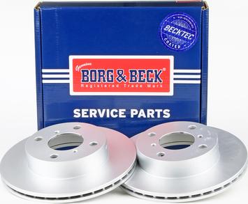 Borg & Beck BBD4167 - Тормозной диск autospares.lv