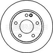 Borg & Beck BBD4109 - Тормозной диск autospares.lv