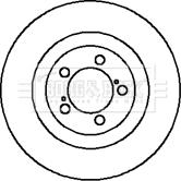 Borg & Beck BBD4119 - Тормозной диск autospares.lv