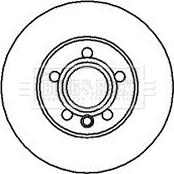 Borg & Beck BBD4115 - Тормозной диск autospares.lv