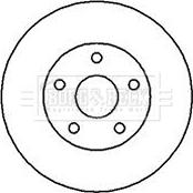 Borg & Beck BBD4118 - Тормозной диск autospares.lv