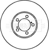 Borg & Beck BBD4117 - Тормозной диск autospares.lv