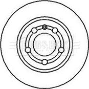 Borg & Beck BBD4183 - Тормозной диск autospares.lv