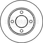 Borg & Beck BBD4134 - Тормозной диск autospares.lv