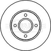 Borg & Beck BBD5078 - Тормозной диск autospares.lv