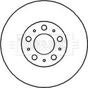 Borg & Beck BBD4179 - Тормозной диск autospares.lv