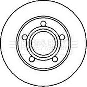 Borg & Beck BBD4899 - Тормозной диск autospares.lv