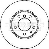 Borg & Beck BBD4896 - Тормозной диск autospares.lv